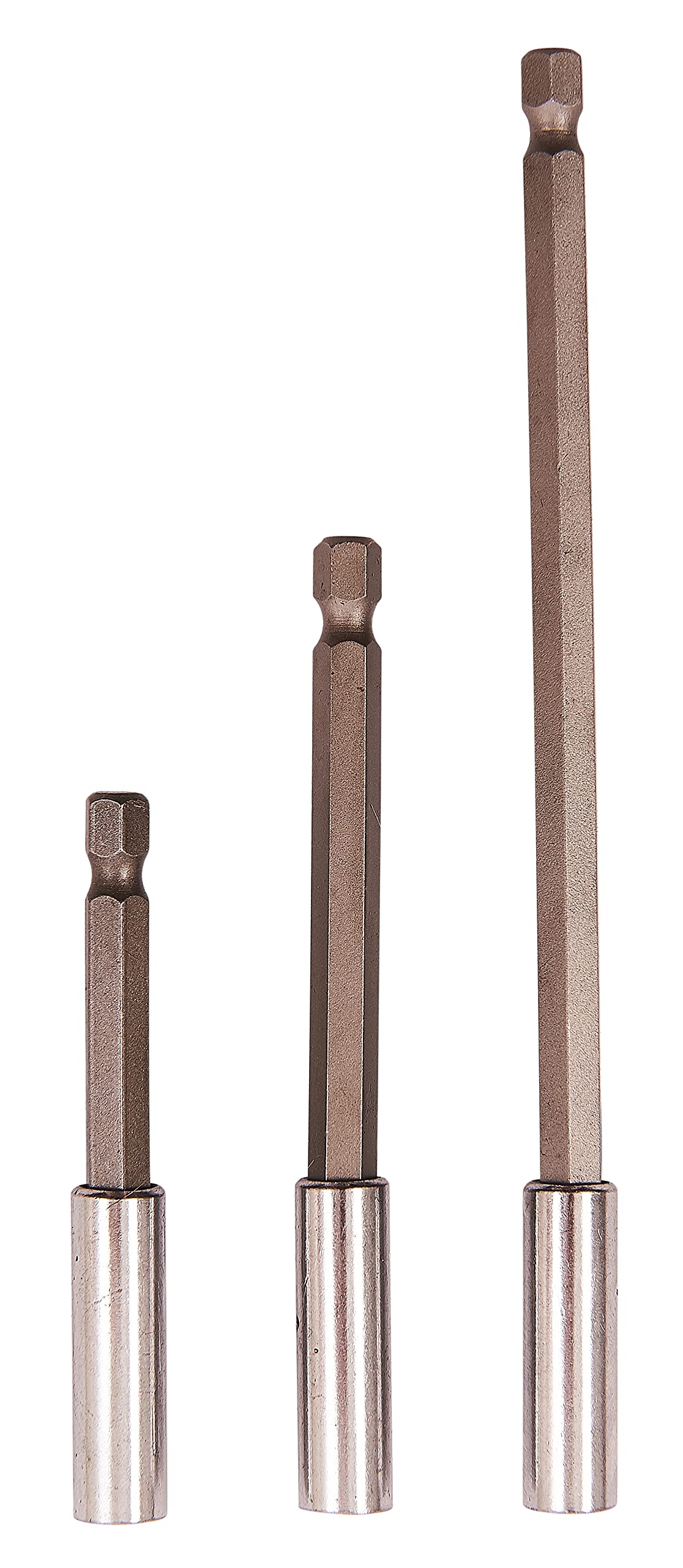 Amtech L2210 Magnetic Bit Holders, 3 Piece Set, 150mm, 100mm and
