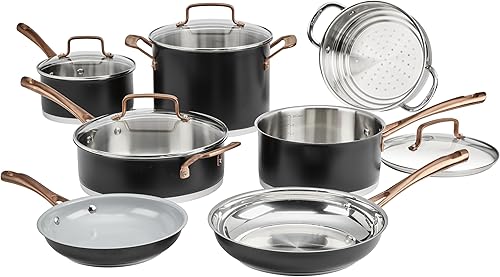 Cuisinart Juego de utensilios de cocina Elegance negro mate de 11 piezas