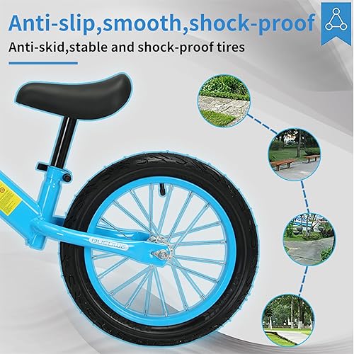 Miniatura 9 de Bicicleta infantil para niñas y niños de 3, 4, 5, 6 años, bicicletas para niños de 14 pulgadas con ruedas de entrenamiento y freno de mano,