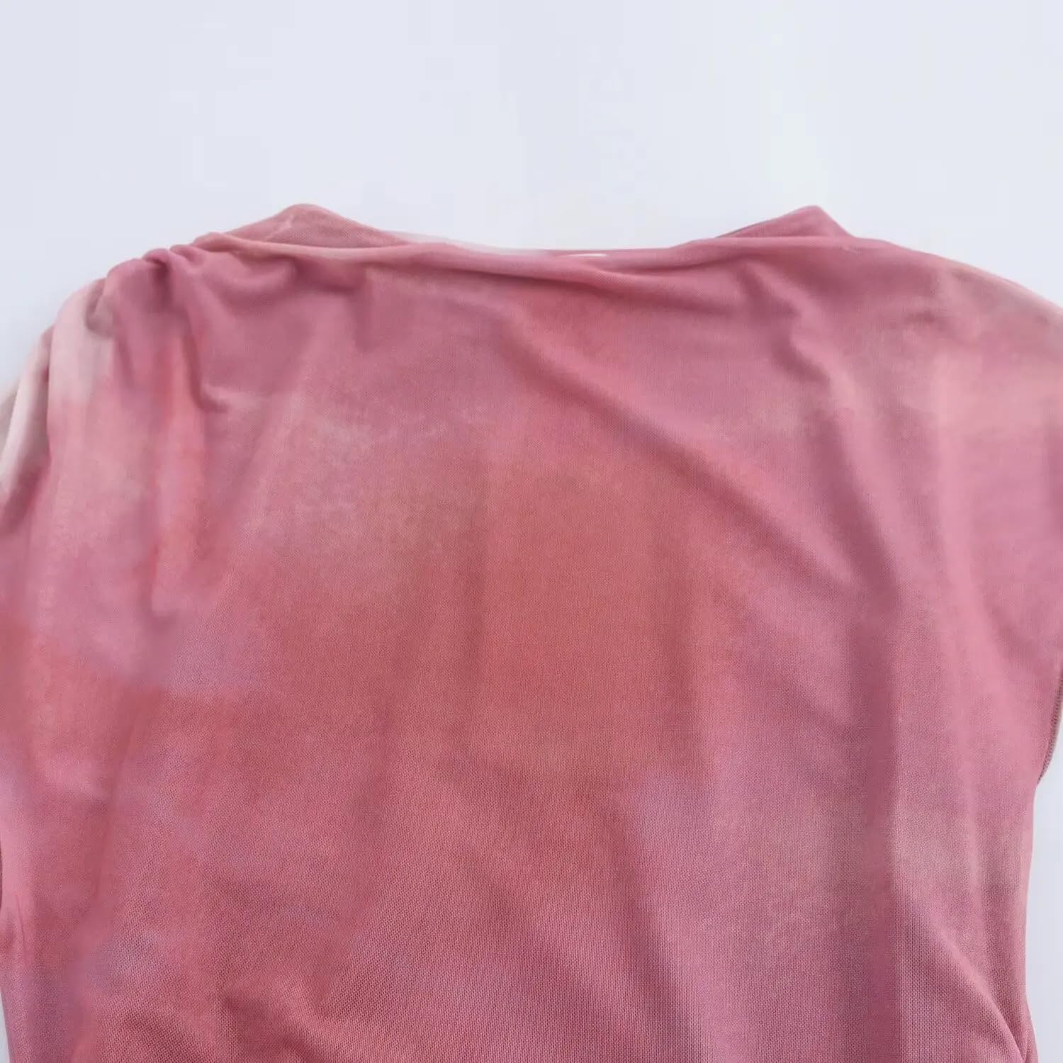 Vestido sin Mangas de Seda Plisado de Malla Plisada y Cuello pie, Elegante y asimétrico de Primavera para Mujeres