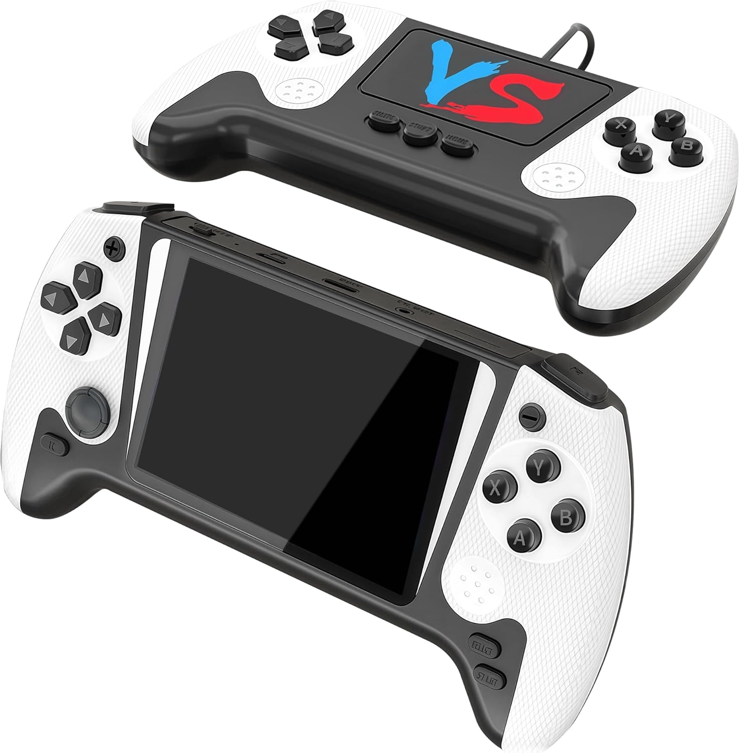 Handheld Retro Gaming Console with 500 Built-in Classic Games, 3.5″ HD IPS Screen, Dual Controllers, TV Connectivity, Rechargeable Electronic for Adults & Friends