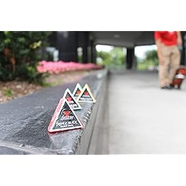 Triple Slick Scented Skateboard Curb Wax - Pocket Size Yellow 4-Pack for Skaters On The Go - Use on Curbs, Ledges and Rails at the Skate Park or in the Streets