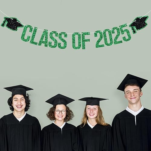 Miniatura 7 de Banner de clase de 2025  Decoraciones de graduación 2025, decoraciones de felicitaciones graduadas, suministros de decoración de fiesta de