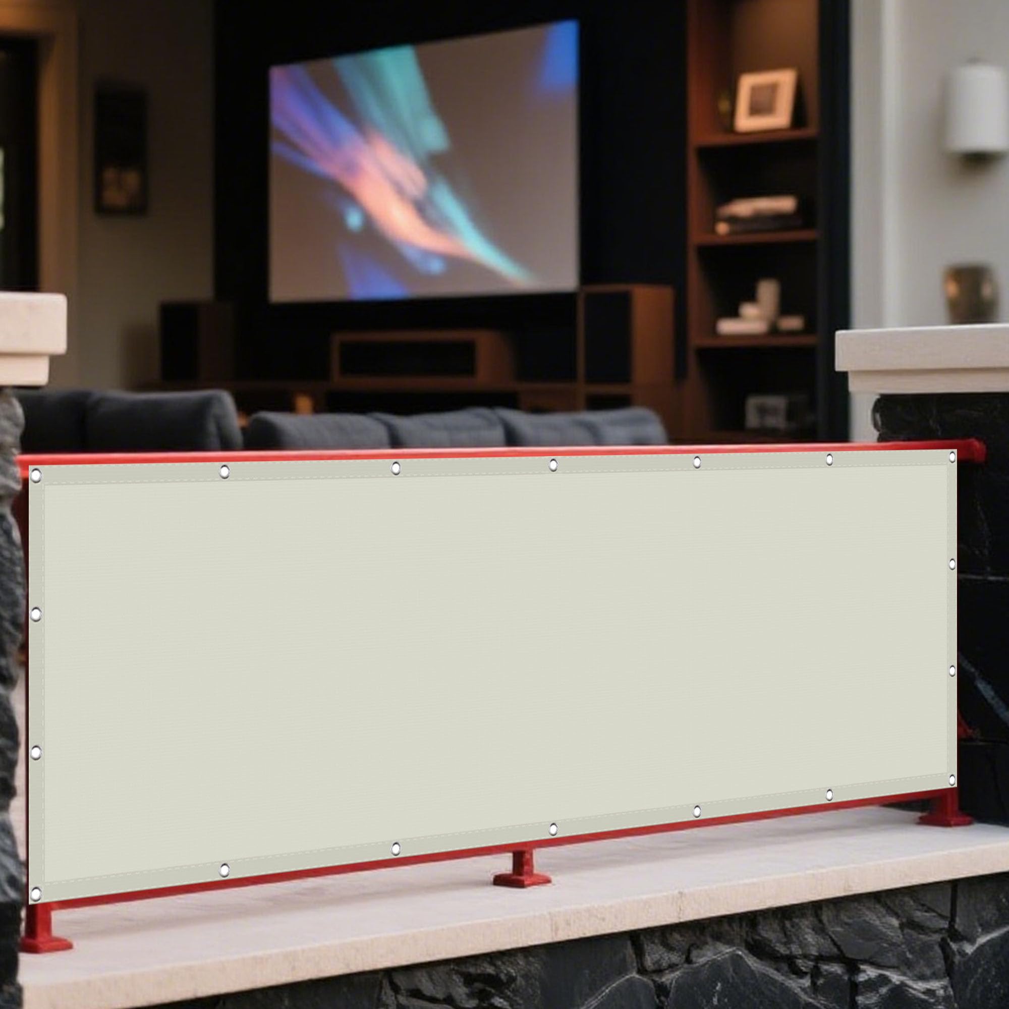 Voiles d'ombrage anti-UV pour bloquer la chaleur sur le patio extérieur