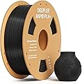DEEPLEE PLA+ Filament Black 1kg 1.75mm PLA Plus High Speed Filament with Accuracy +/- 0.03mm 1 Spool for FDM 3D Printers