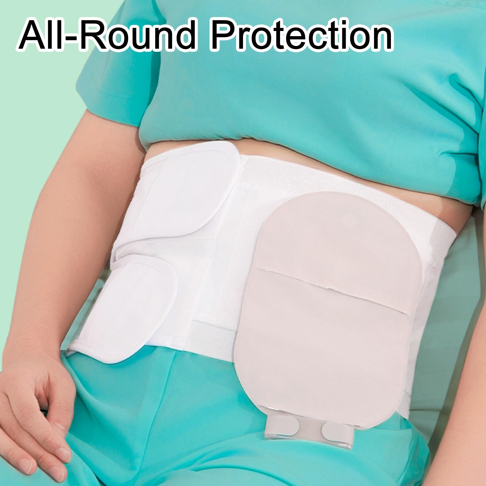 Cintura per Ernia Ostomica, Cintura per Stomia Regolabile, per Pazienti con Colostomia per Prevenire la Parastomia