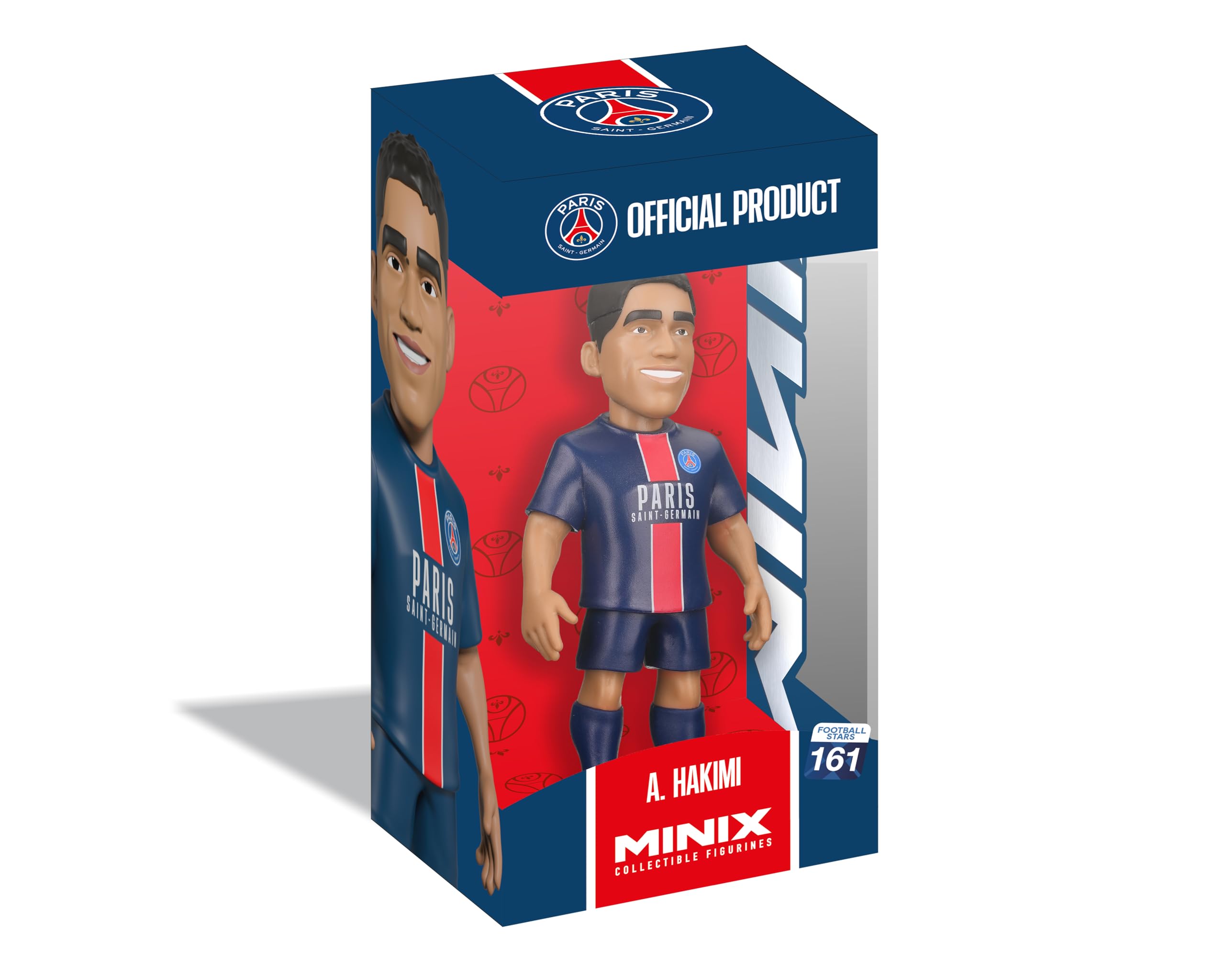 MINIX - Football Stars #161 - PSG - Hakimi - Figurka kolekcjonerska 12 cm