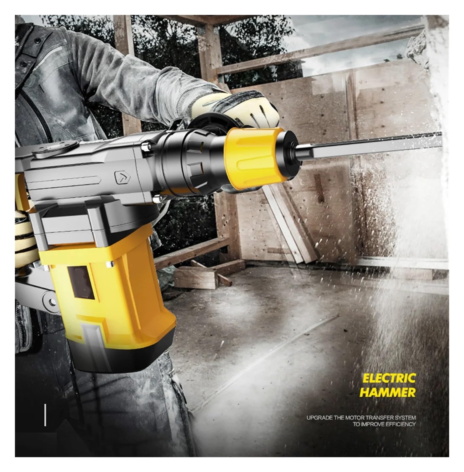 2580W Heavy Impact Electric Hammer Concrete Breaker 30S Quickly Breaks Industrial Power Tools,DIY Tools