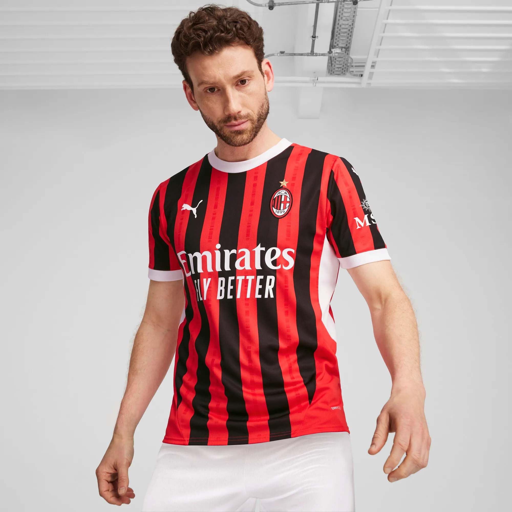 AC Milan Maglia Gara Calcio, Stagione 2024/25, Maglietta da Calcio, Home/Casa, Away/Trasferta e Third/Terza