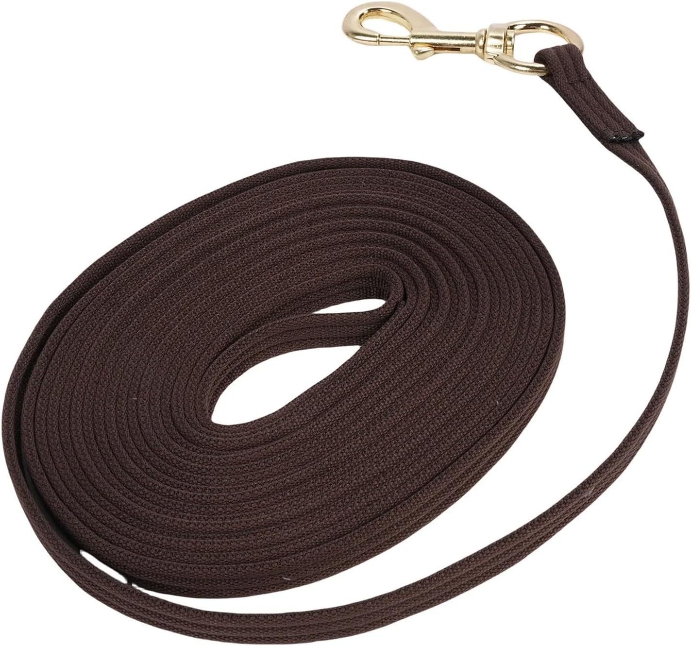 8.2m Horse Training Rope with Soft Grip & Quick Halter Attachment(Black)