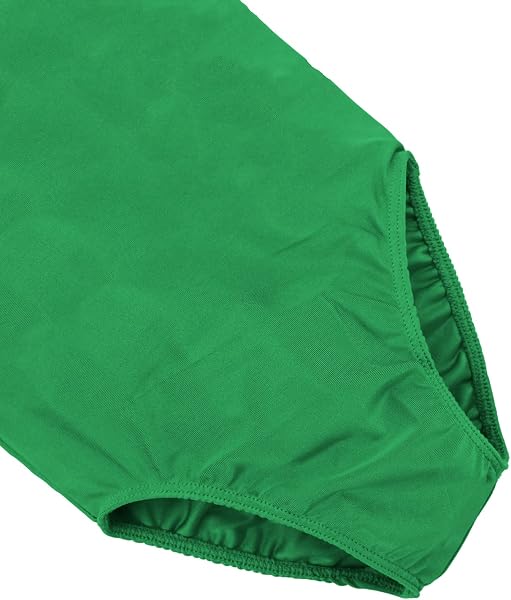 Carnavalife Maillot Ballet Danza Niñas sin Mangas, Leotardos de gimnasia con estilo camisola, Maillot Baillot de Cuello Redondo para Gimnasia Baile Fiesta - 5