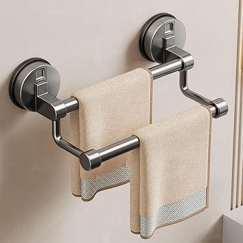 Wall Mounted Towel Rack, Self Adhesive Towel Holder, Stainless Steel Bathroom Towel Bar,40cm