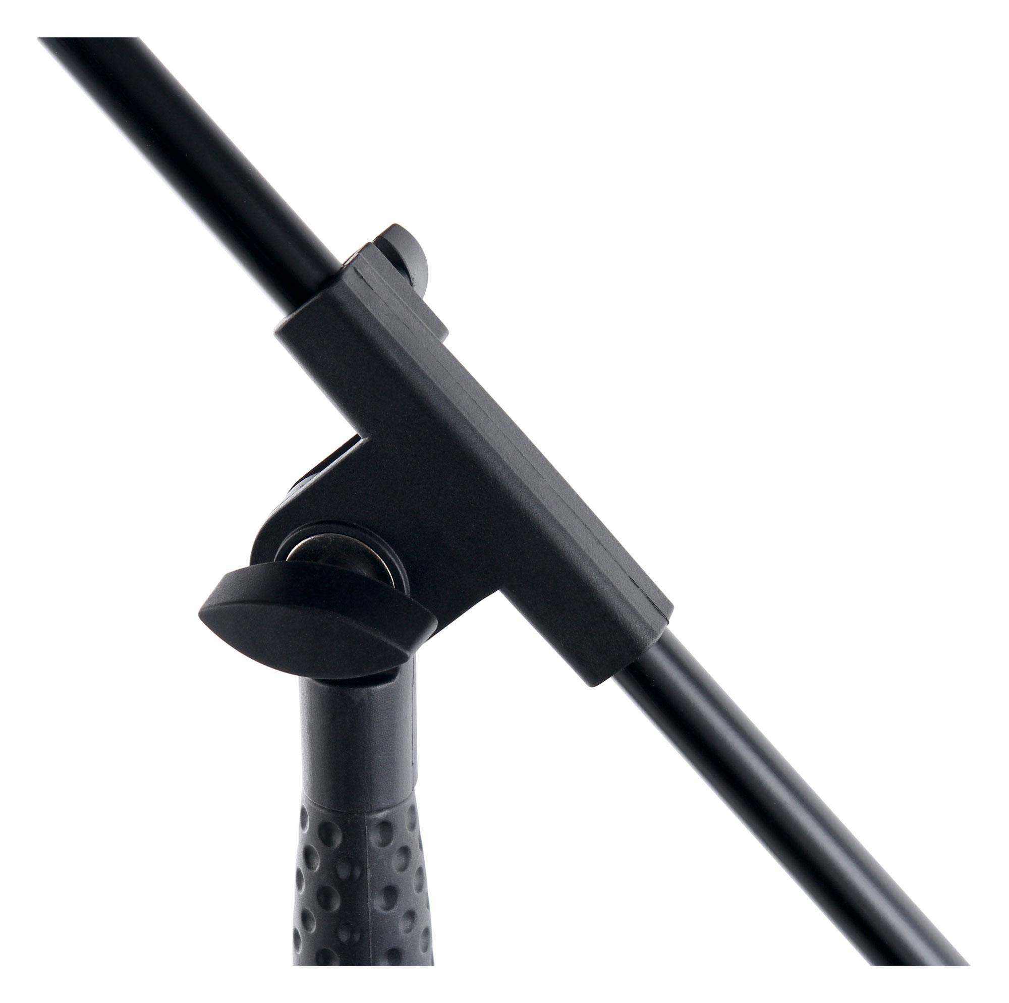 Pronomic MS-116 Pied Microphone avec Perche Trépied Stable Noir