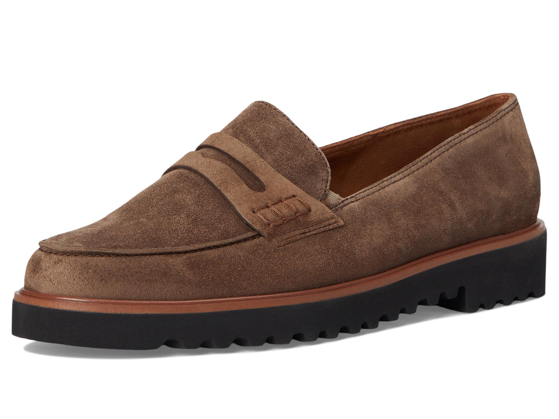 Paul Green Women's Carmel Loafers, Earth Soft Suede, 6 | B2B