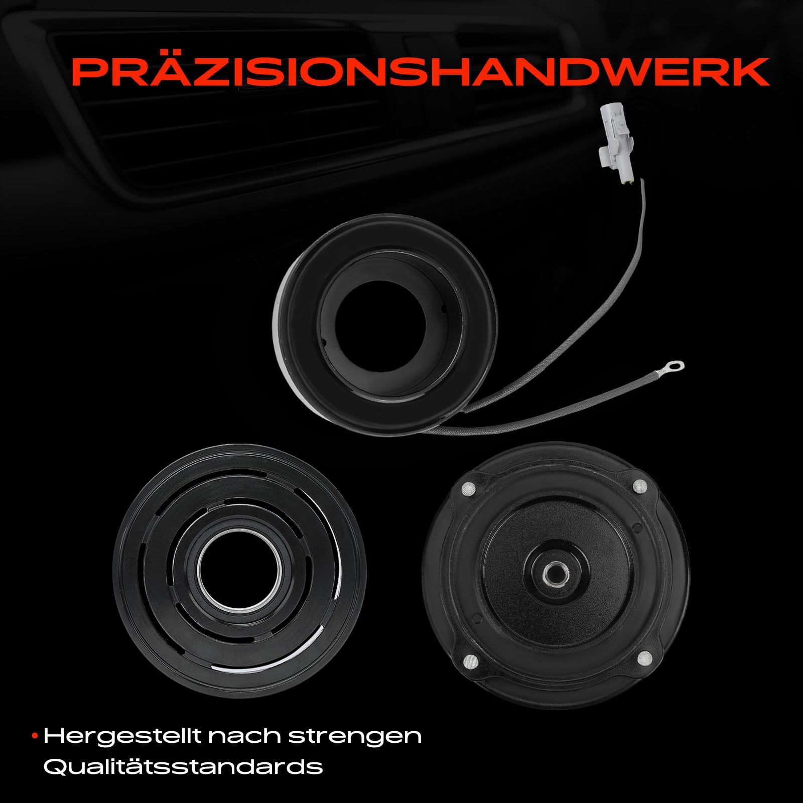 Frankberg 1x Klimakupplung Kompatibel mit 3er F30 F80 320 328 5er F10 520 528 530 535 M 550 6 Gran Coupe F06 640 X5 E70 M50 M X6 E71 E72 M50 Replace# 64529216466