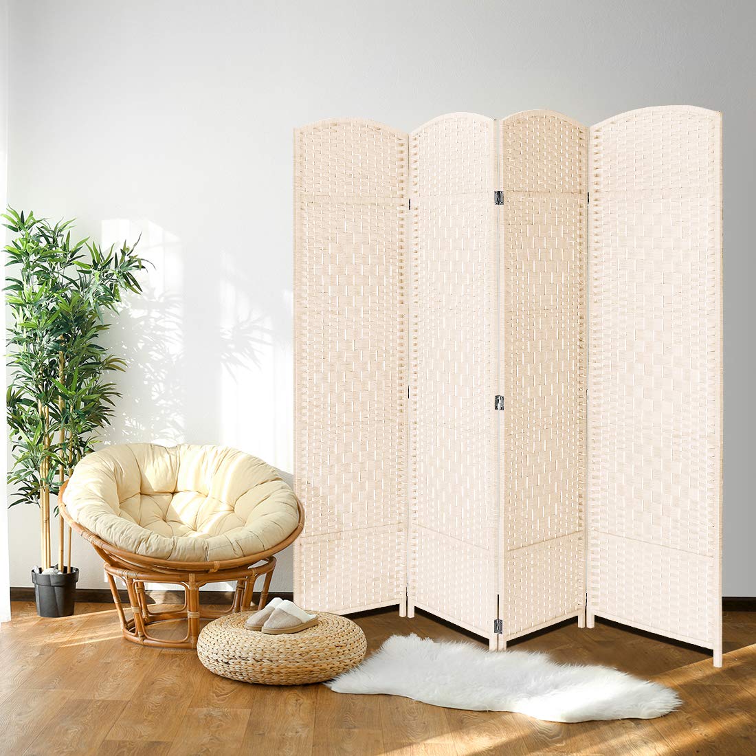 Buy JOSTYLE Room Divider 6ft. Tall Extra Wide Extra Wide Privacy Screen