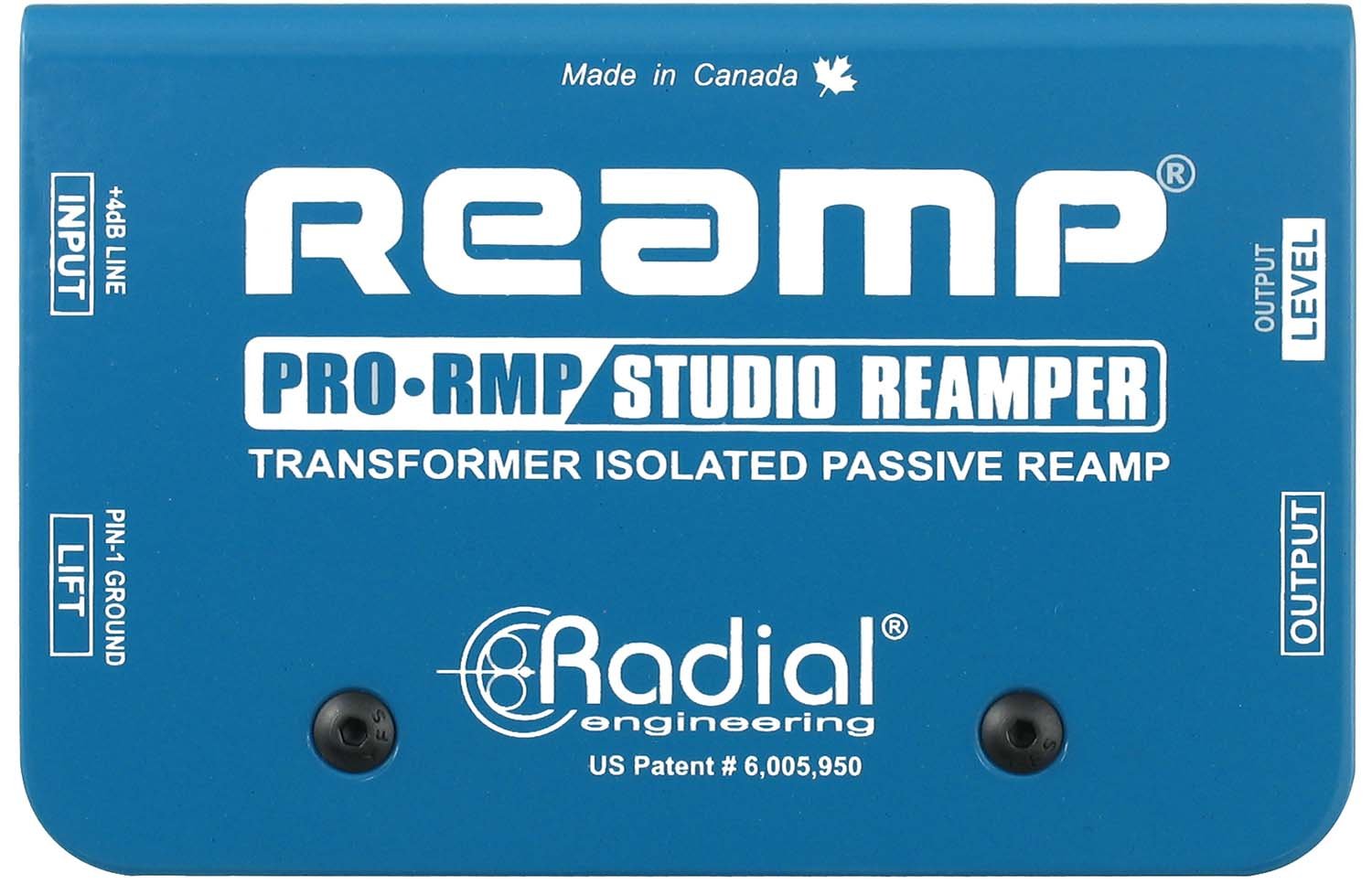RADIAL ラディアル REAMP PRO-RMP リアンプボックス DI Radial Engineering Pro RMP Passive Reamping Direct Box | Guitar Center