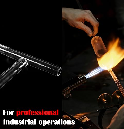 Miniatura 3 de 10 tubos transparentes de vidrio de borosilicato de 4 pulgadas de longitud 0.472 in de diámetro exterior 0.354 in ID 0.059 in de espesor tubos de