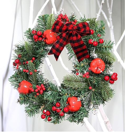 Miniatura 4 de Cinta de arpillera navideña de 2.5 pulgadas, cinta de envoltura roja y negra de 19.7 yardas para manualidades y coronas