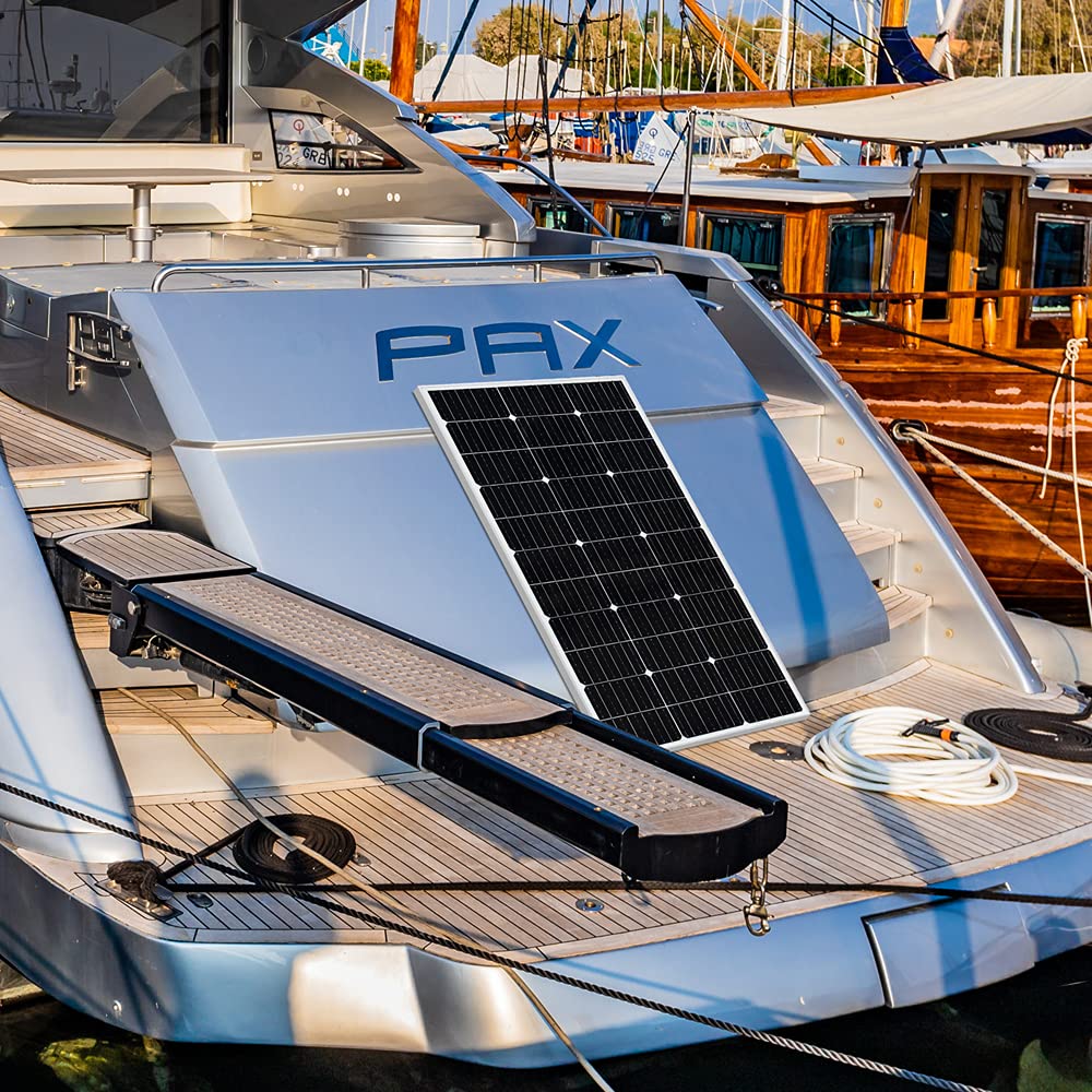 XINPUGUANG Kit pannello solare 12 V 100 W modulo monocristallino regolatore solare 10 A per roulotte, casa, camper, auto, Yacht, carica batteria 12 V