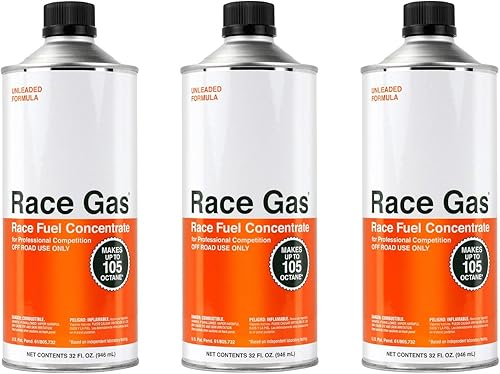 Racegas 100032 Caja de 3 latas de aditivo concentrado de combustible Offroad Race Q