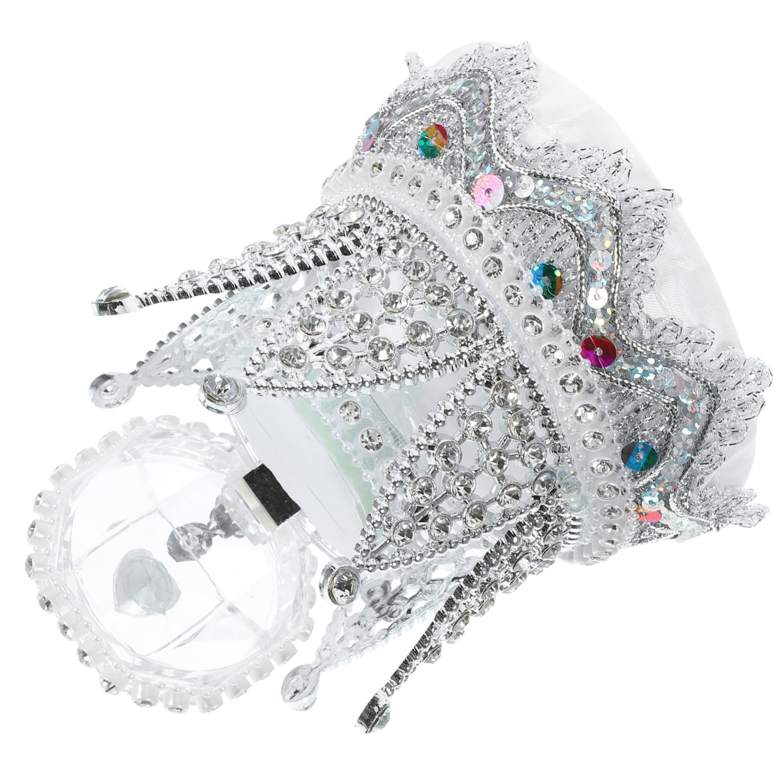 Ciieeo Ciieeo Caja Caja Del Anillo Caso De Joyería Sostenedor Del Anillo De Boda De La Joyero De Cristal Joyero Con Bisagras Organizador Bisuteria Tela De Seda Soporte Novia Portátil