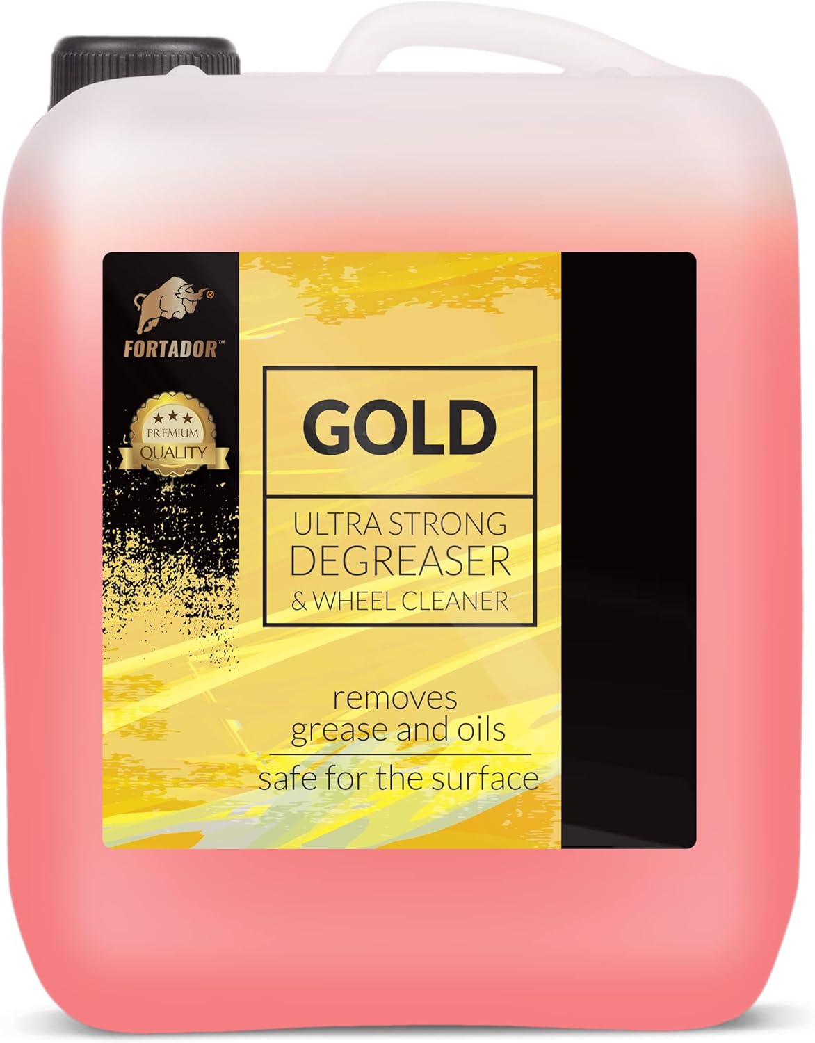 FORTADOR Degreaser for engines and wheels Strong Degreaser, Purpose Super Cleaner, Degreaser tools and all vehicles, Ideal for removing heavy industrial dirt