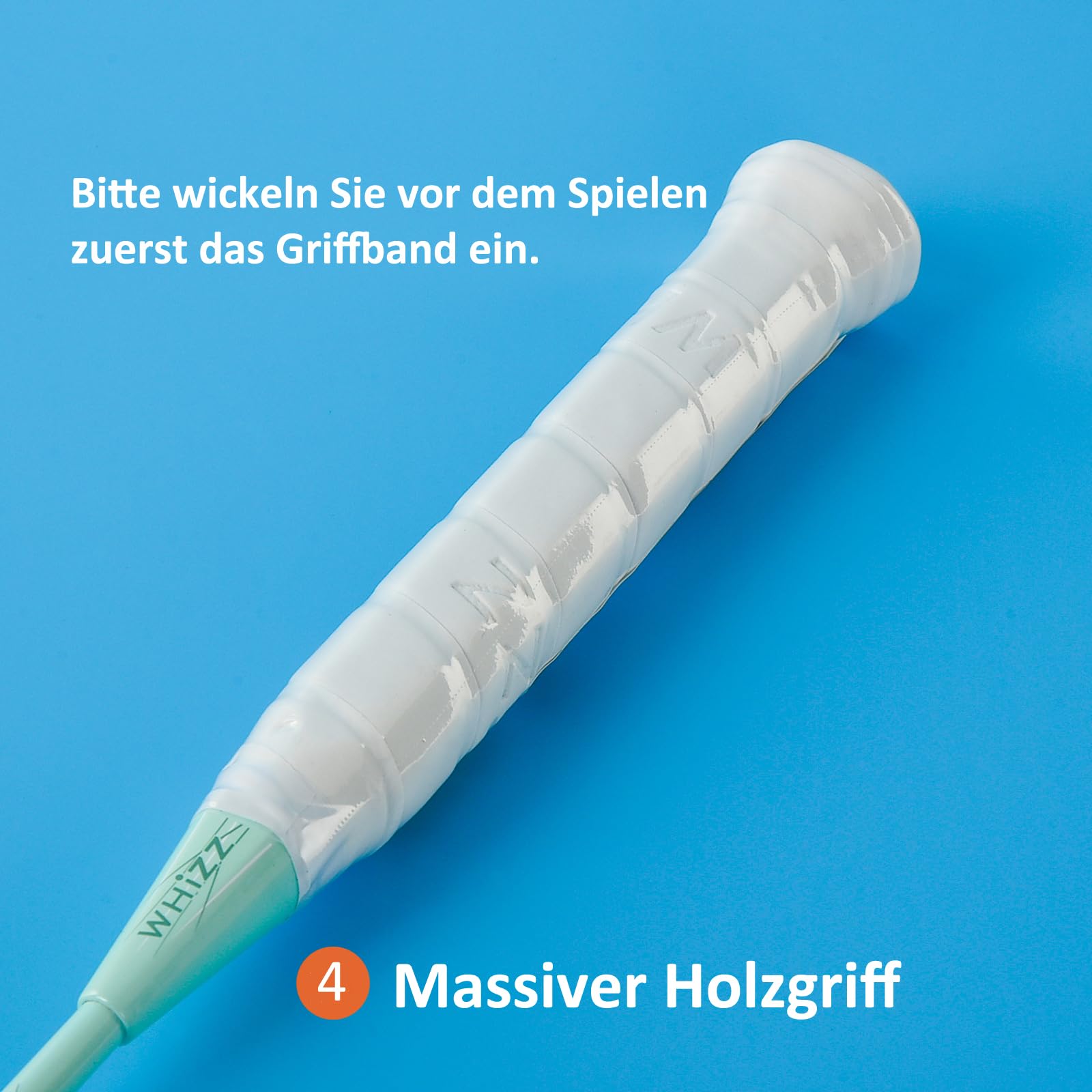 BAIHUALIN Badminton Set - 2 Carbon Schläger + Bälle + Tasche