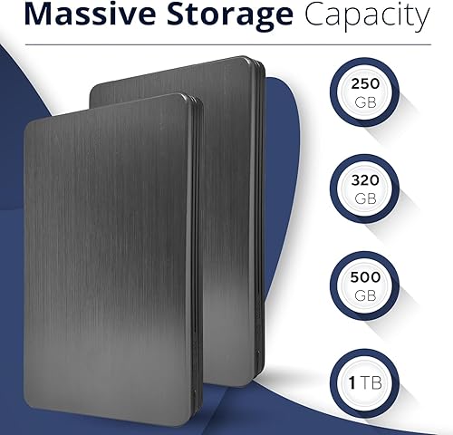 Miniatura 4 de Disco duro externo de 160 GB USB 3.0 Disco duro portátil 2.5 pulgadas HDD externo Almacenamiento de transferencia de datos de alta velocidad y disco