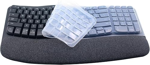 Vista 18 de Logitech K350 MK550 MK570 - Funda de silicona para teclado inalámbrico, Logitech K350 MK550 MK570 (color azul degradado) Azul Degradado,Ombre
