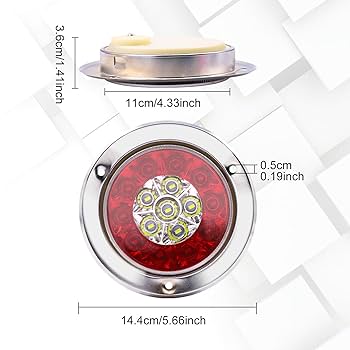 丸ボウス⭐︎ Amazon | MAKUMINORS 汎用 LED テール ランプ ライト 丸型