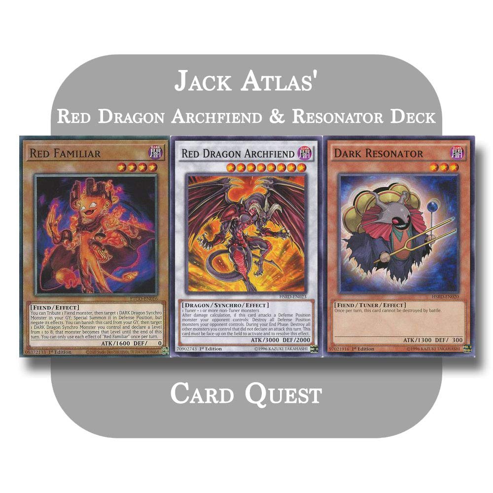 Buy YuGiOh! Jack Atlas Complete Red Dragon Archfiend Resonator Deck