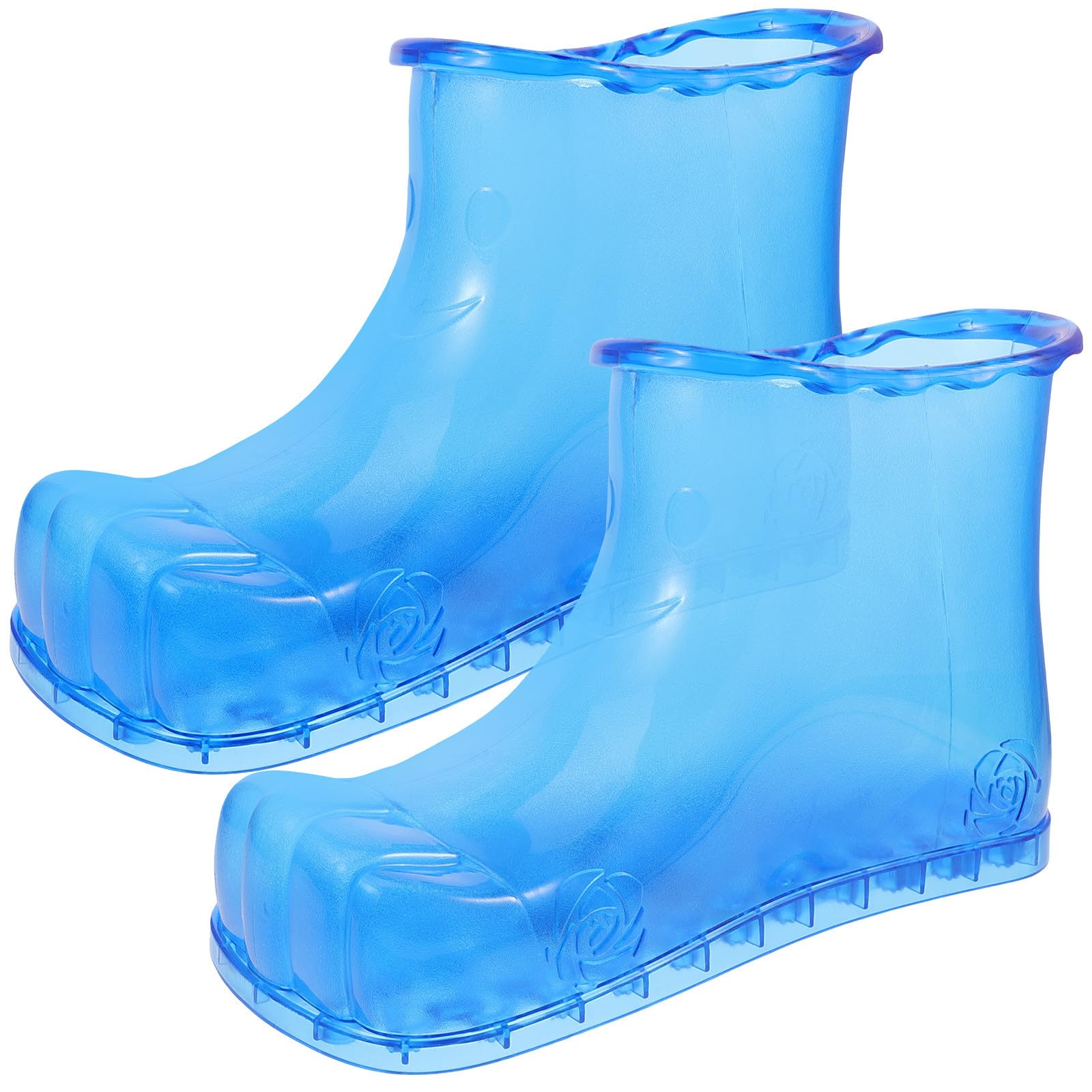 Fußmassage Badeschuhe mit Weicher Kunststoffoberfläche und Rutschfester Sohle für Fußbad und Pediküre im Badezimmer und Zuhause