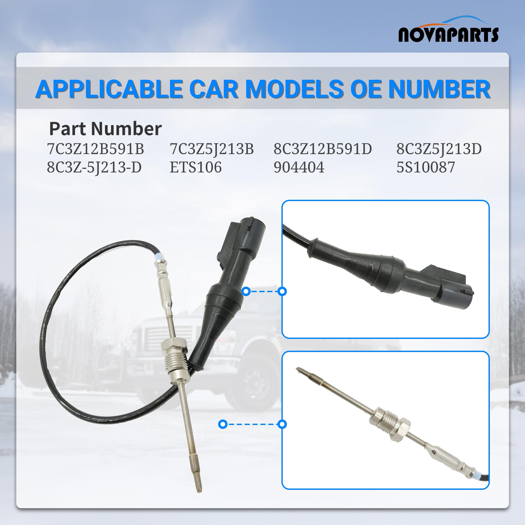 Snapklik.com : Exhaust Gas Temperature Sensor EGT Sensor For 2008 2009 ...
