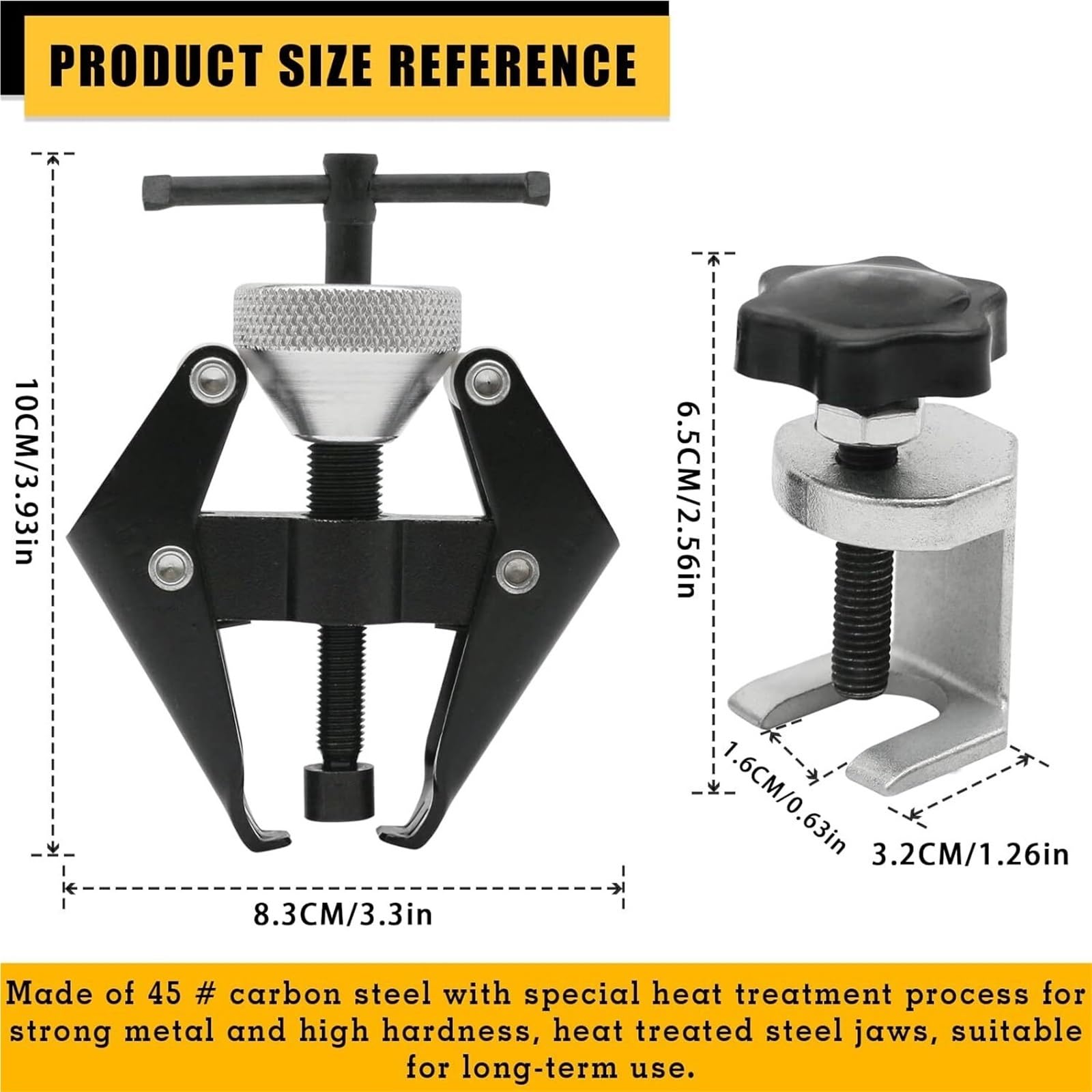 Estrattore terminale for Strumento di rimozione del Braccio tergicristallo for Auto for la Riparazione Parabrezza e Manutenzione automobilistica(Set A)
