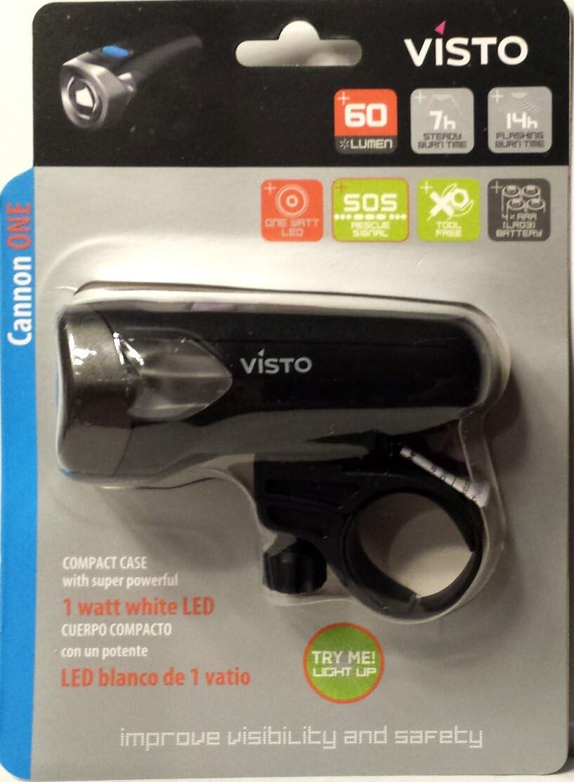 Visto - Cannon ONE - 60 Lumen Bicycle Headlamp