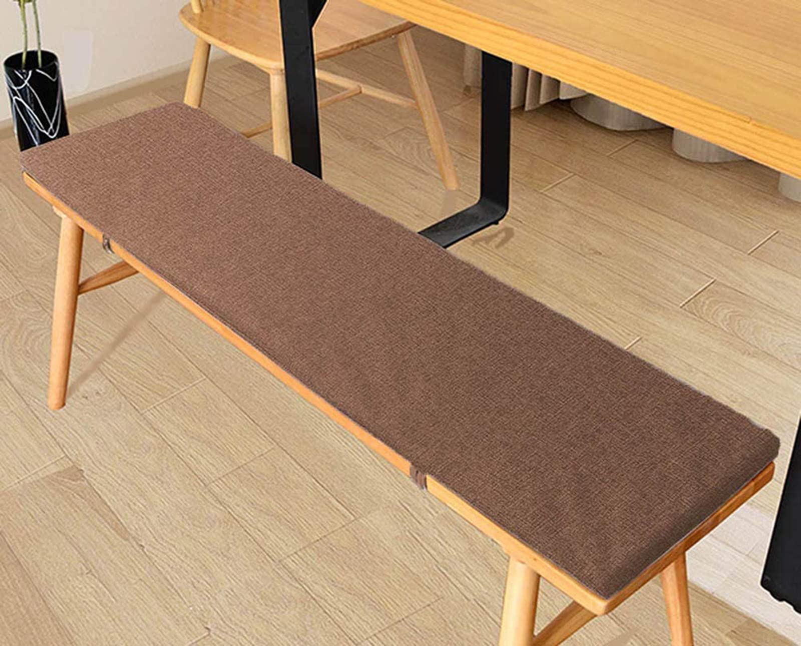 Waterdicht tuinbankkussen, voor 2/3-zits, voor buiten, binnen, lange eetkamerbank, rood, terras, schommel, zitkussen, huis, tuin, terrasdecoratie, 200 x 40 cm