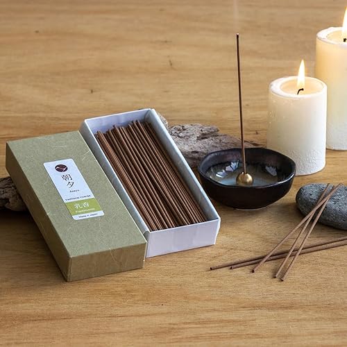 Miniatura 2 de Asayu Japan Varillas de incienso de humo tradicional (1.41 oz) para meditación matutina, relax o yoga, hecho en Japón, incienso