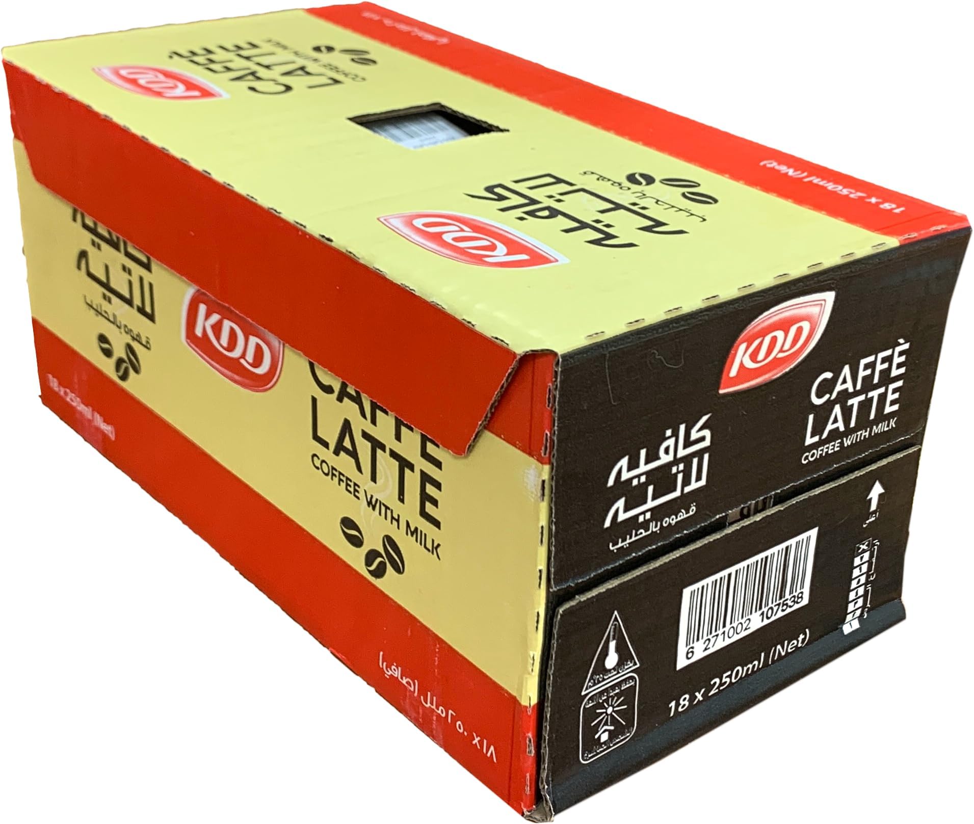 KDD Mocha Iced Drink Coffee with Milk 250 ml 18-Pieces