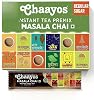 Chaayos Instant Tea Premix - Regular Sugar - Masala Flavour 15 Sachets | Instant Tea | Tea Premix | Masala Tea | Masala Chai | Assam Tea | Flavored Tea | Tea Masala Mix