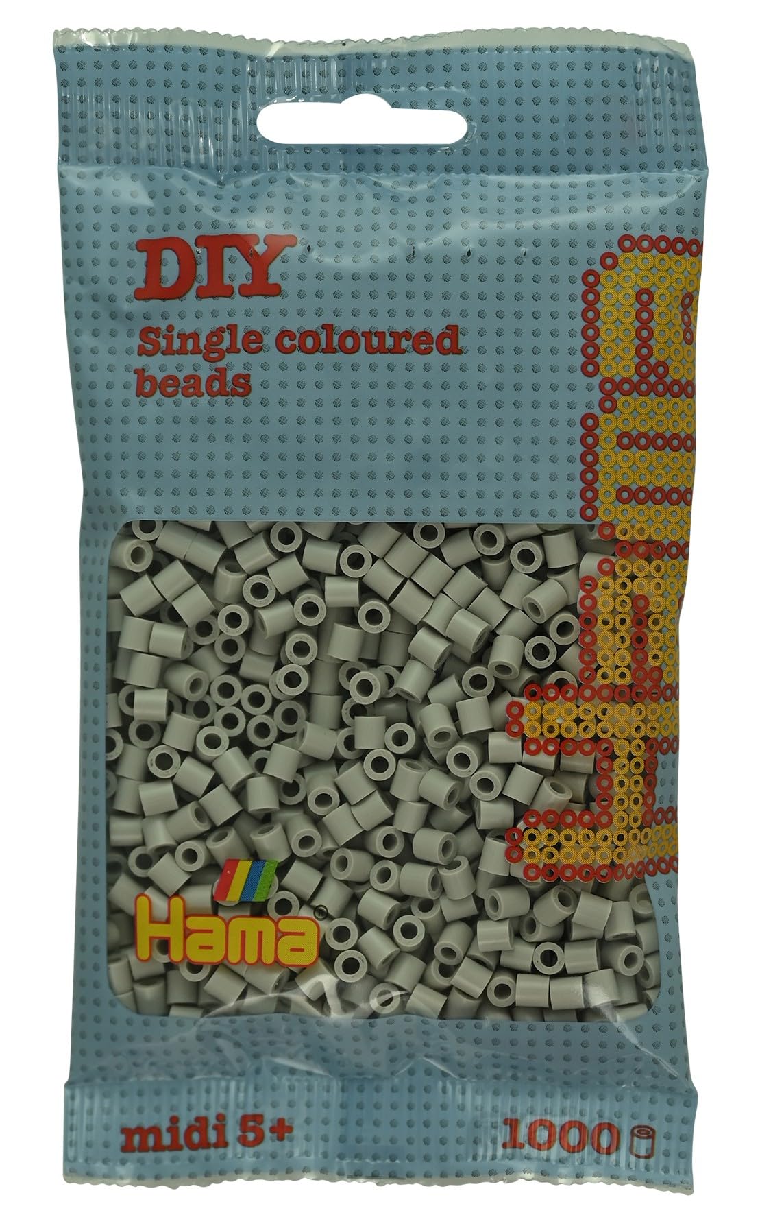 HAMA Bolsa de perlas | Aprox. 1000 cuentas midi fusibles para manualidades y mosaicos | Perlas de fusión para niños creativos 5+ | Juego de arte y decoración | Light Blue — view 66