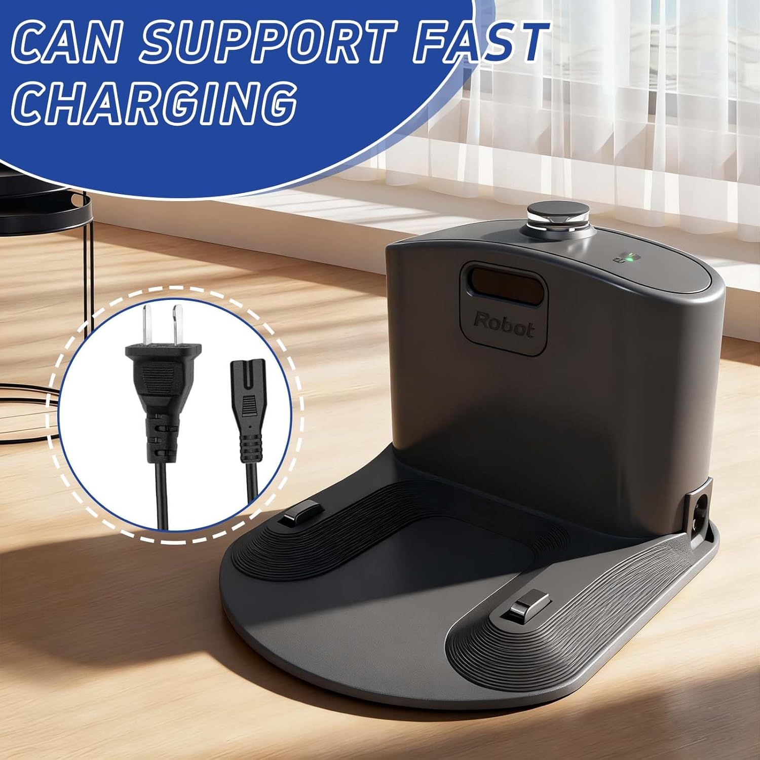 Charger Dock Charging Base, Docking Station with Charger Cord Compatible with Roomba for iRobot Roomba e5 e6 i1 i3 i4 i6 i7 i8 500 600 700 800 900 Series