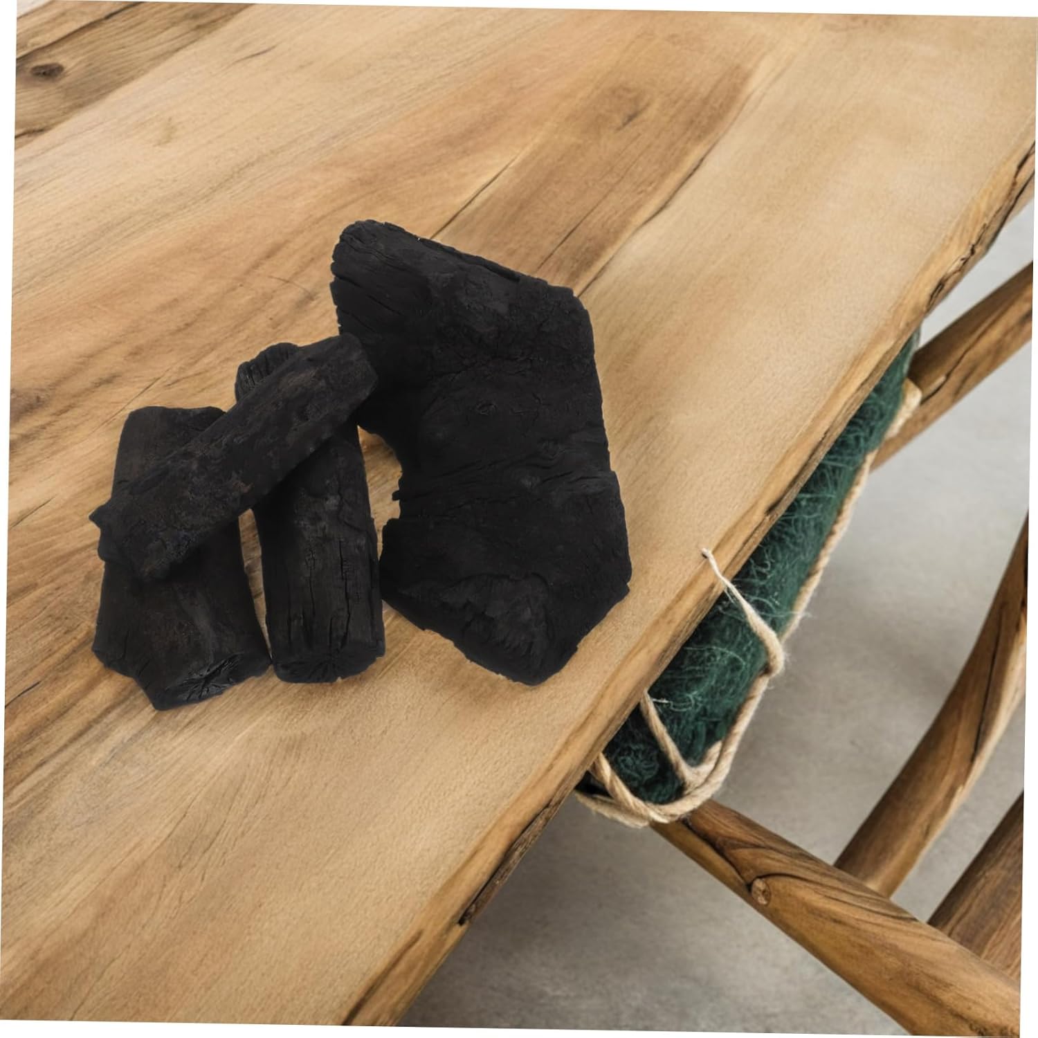 1bag Fruit Wood BBQ Charcoal Nonsmoking Long-Burning Easy Ignition Enhance Flavors for Outdoor Grilling Stove and Fireplace