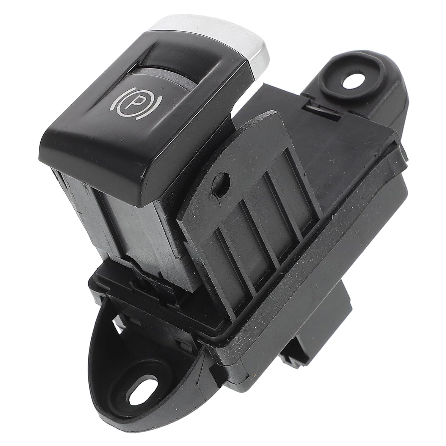 Electric Parking Brake Switch Button for Car, Plastic Electronic Handbrake Switch Part Compatible with 4f1927225a, Replacement for Parking Brake System