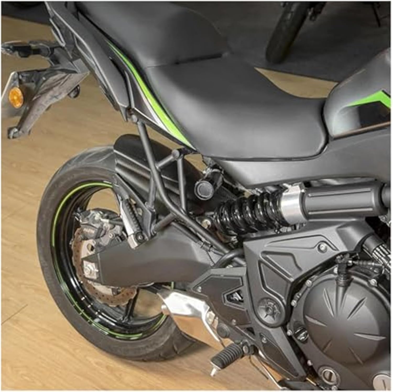 RMQJXN 650用オートバイマッドガード 650用 KLE650 2007-2021用 KLE 650用オートバイリアタイヤハガ