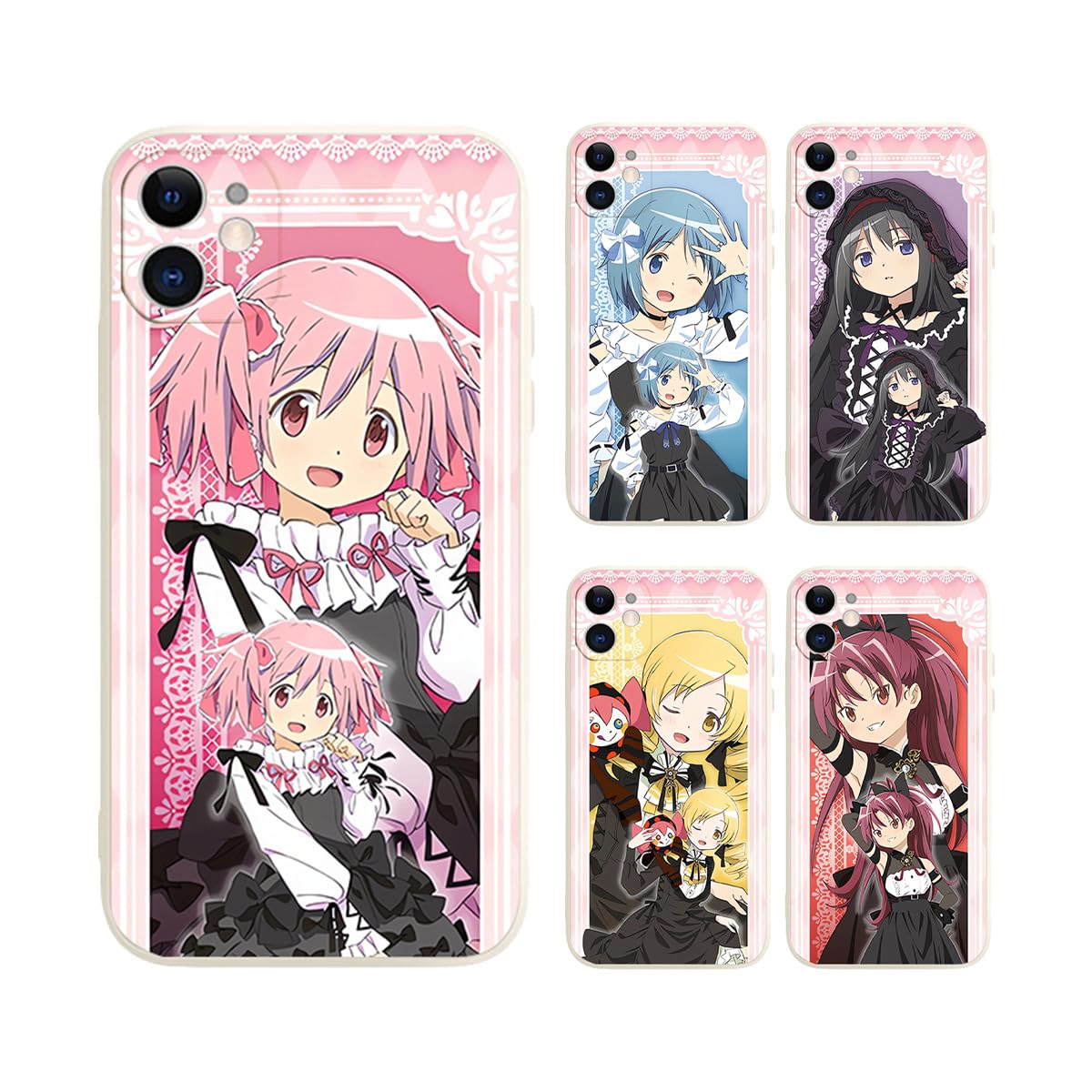 【madoka】ケース Amazon.com: MhaRt Anime Puella Magi Madoka Magica Phone Case