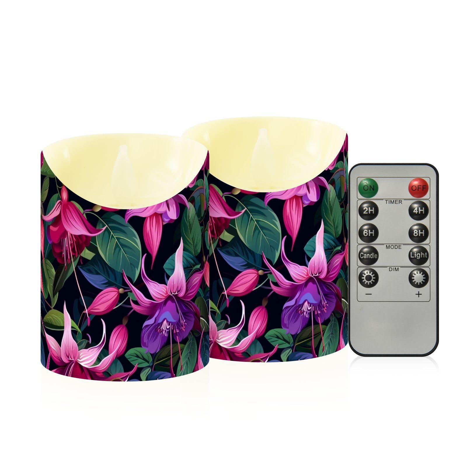 Velas LED de mesa de Navidad a batería con luces parpadeantes 8