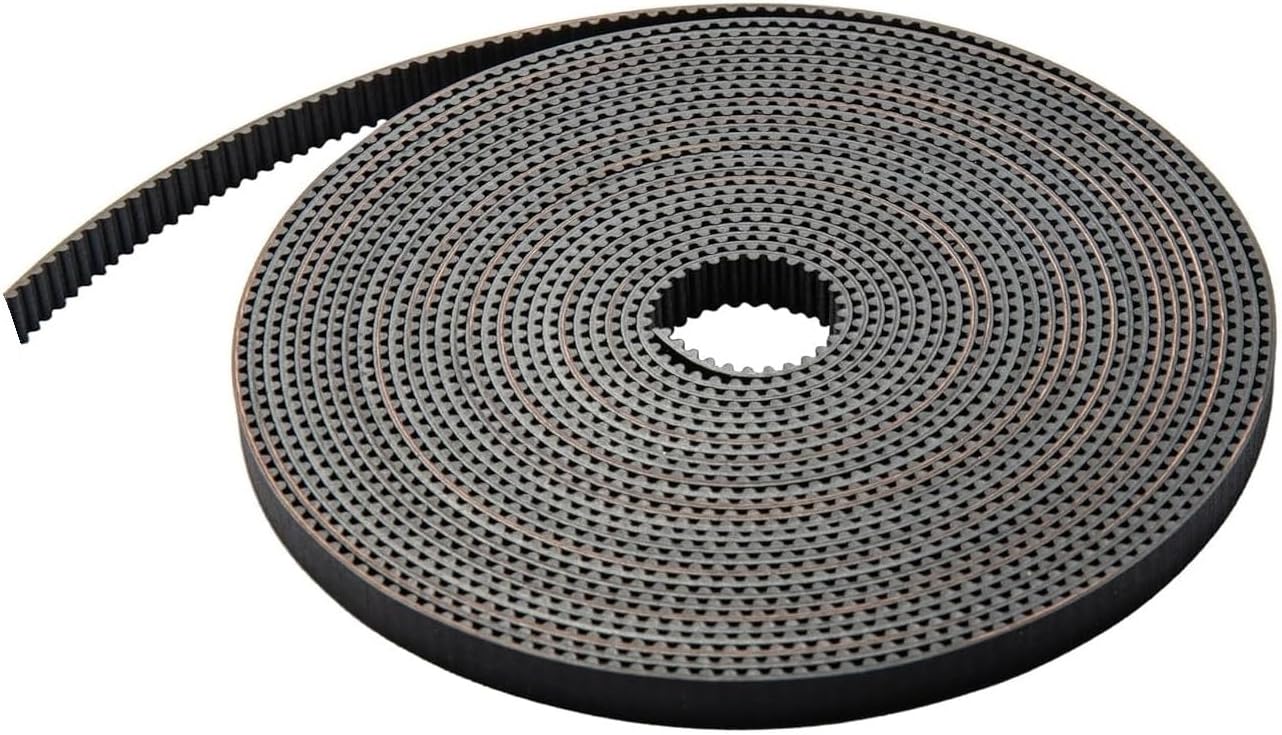 HICTOP 3D Printer Belt 10 Meters（32.8ft) GT2 Belt 2mm Pitch 6mm Wide for Creality Ender 3 Ender 5 CR-10 10S Anycubic Kobra Max Anet A8 CNC and Other 3D Printers
