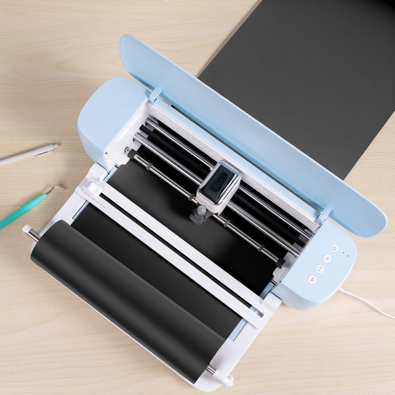 LOKLiK iCraft Rollenhalter-Kit für großformatiges, mattfreies Vinylschneiden – Erstellen Sie mühelos überdimensionale Wandkunst, Aufkleber, Banner und Schaufensterbeschilderungen