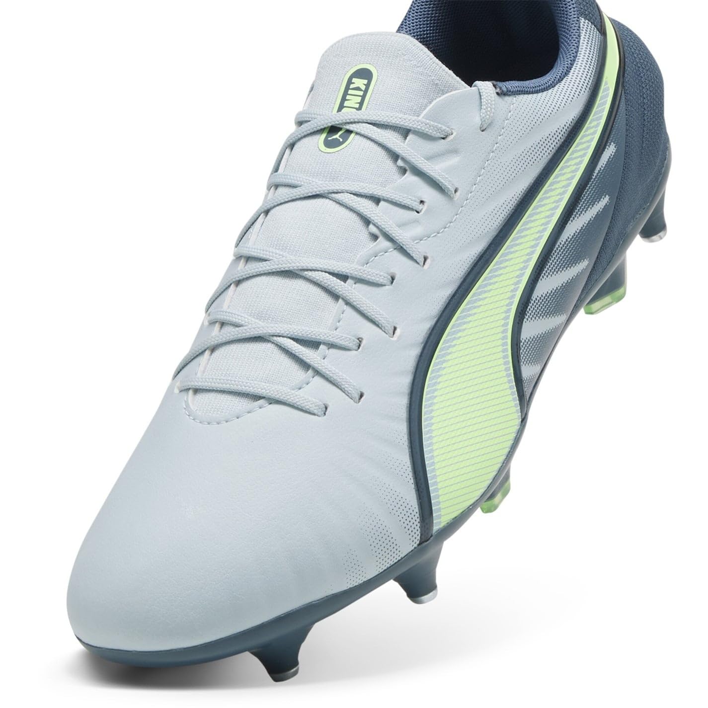 PUMA Chaussures de football King Match Mxsg unisexes Gris pomme givré EU